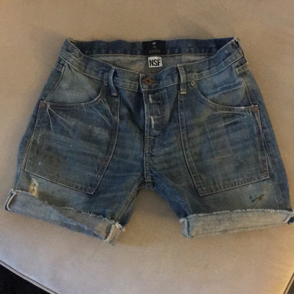 NSF Barneys NY Jean shorts